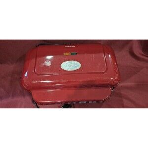 Sensio Bella Meatball Maker Electric Non Stick Red Model # 13587  Used One Time